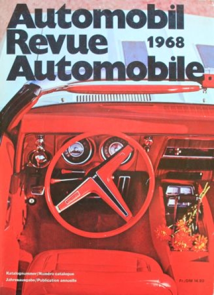 "Automobil Revue 68" Automobile-Yearbook 1968 (8630)